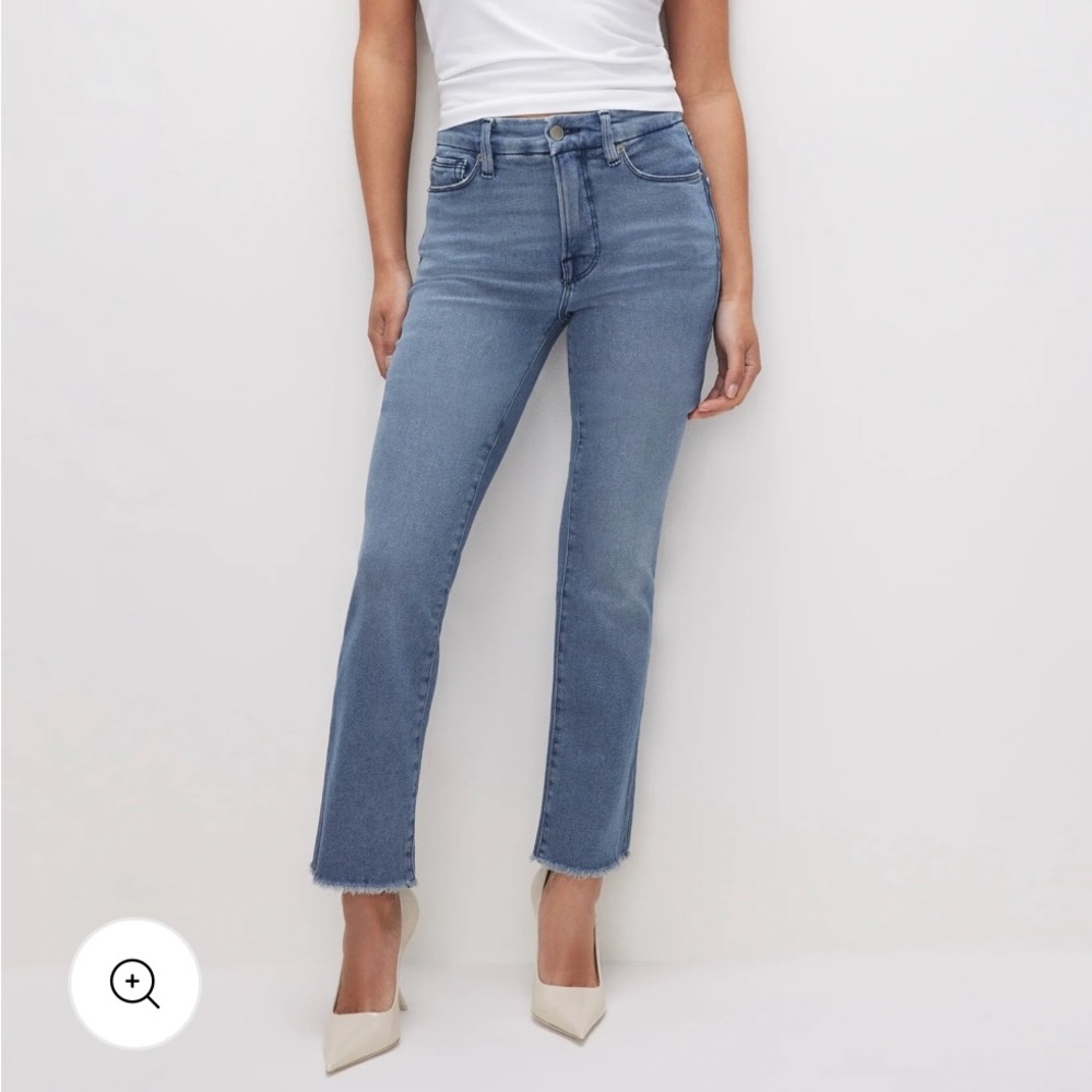 Good American Cropped Jeans